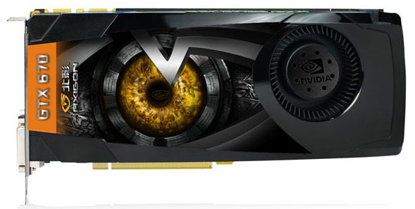 Видеокарта Axigon GeForce GTX 670 Raptor Edition Видеокарта Axigon GeForce GTX 670 Raptor Edition