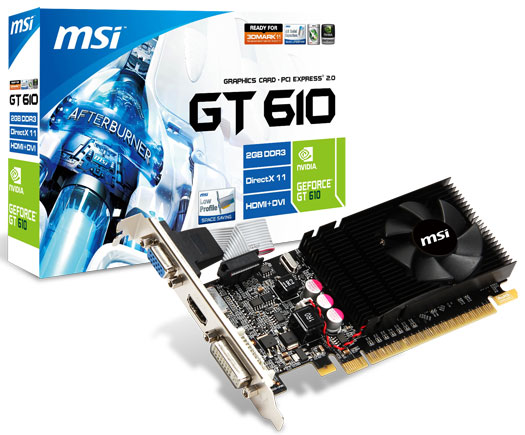 Видеокарта MSI GeForce GT 610 Видеокарта MSI GeForce GT 610