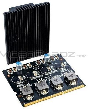 Видеокарта Colorfire Radeon HD 7870 Xstorm - модуль питания Видеокарта Colorfire Radeon HD 7870 Xstorm - модуль питания