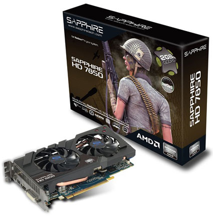 Видеокарта Sapphire Radeon HD 7850 2GB OC