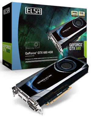 Видеокарта ELSA GeForce GTX 680 4GB Видеокарта ELSA GeForce GTX 680 4GB