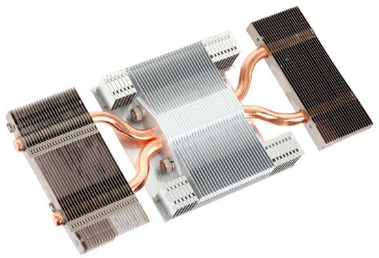 Кулер видеокарты Gigabyte GeForce GTX 660 Ti WindForce 2X OC