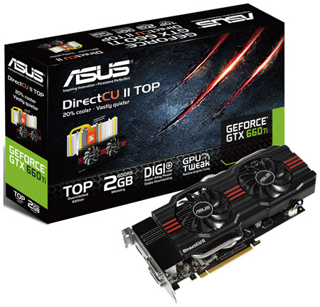 Видеокарта Asus GTX660 TI-DC2-2GD5