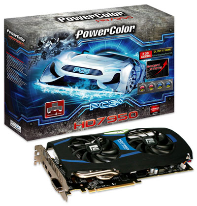 Видеокарта PowerColor PCS+ HD 7950 Boost State Видеокарта PowerColor PCS+ HD 7950 Boost State