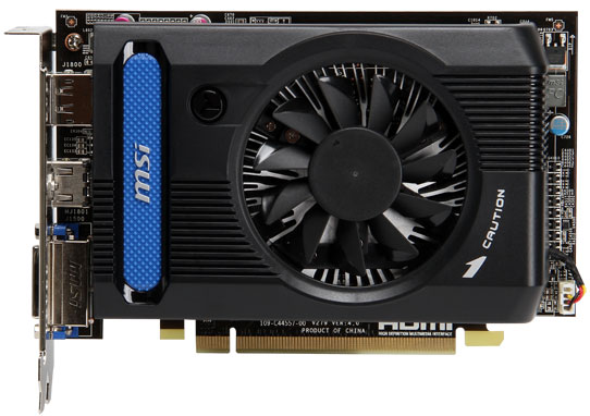 Видеокарта MSI Radeon HD 7750 OC V2