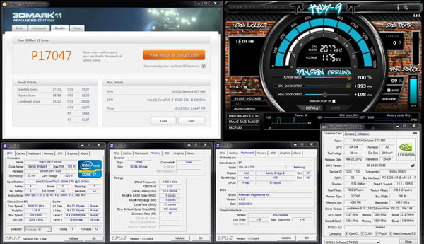 GeForce GTX 680 – 2080 МГц по ядру GeForce GTX 680 – 2080 МГц по ядру