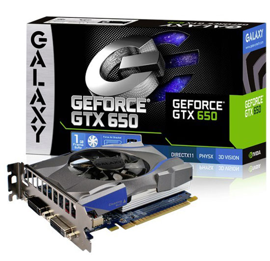 Видеокарта Galaxy GeForce GTX 650