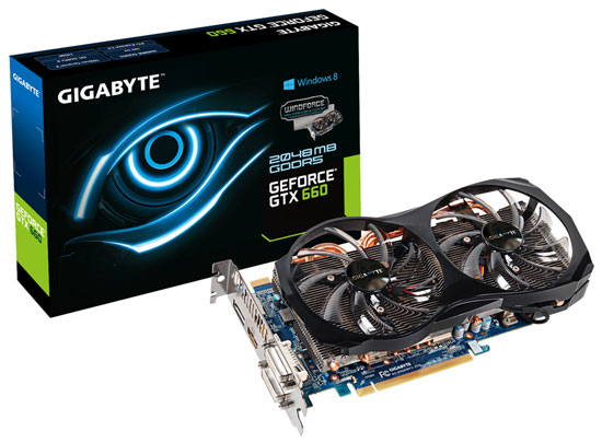 Видеокарта Gigabyte GeForce GTX 660 WindForce 2X
