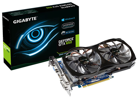 Видеокарта Gigabyte GeForce GTX 650 WindForce 2X Видеокарта Gigabyte GeForce GTX 650 WindForce 2X