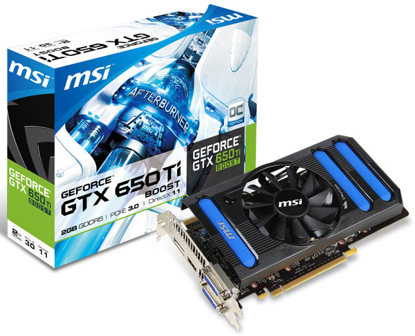 Видеокарта MSI N650Ti TF 2GD5/OC BE