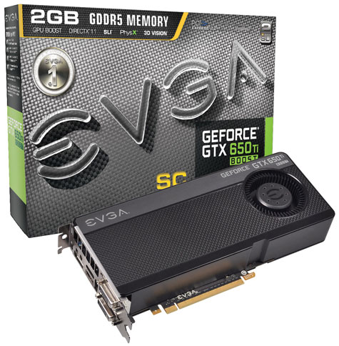 Видеокарта EVGA GeForce GTX 650 Ti Boost Superclocked Видеокарта EVGA GeForce GTX 650 Ti Boost Superclocked
