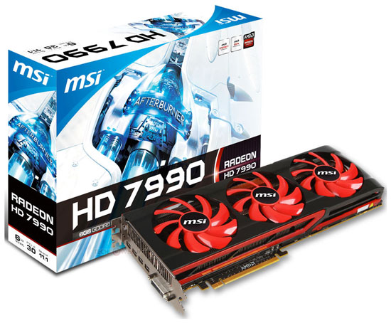 Видеокарта MSI Radeon HD 7990