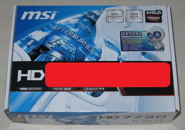 Видеокарта MSI Radeon HD 7730 Видеокарта MSI Radeon HD 7730