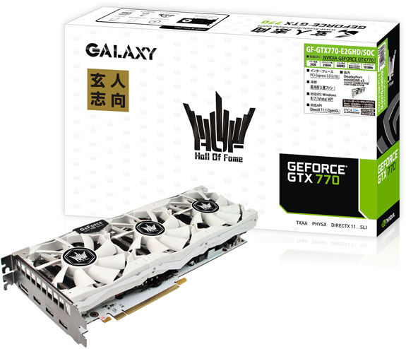 Видеокарта Galaxy GeForce GTX 770 HOF Видеокарта Galaxy GeForce GTX 770 HOF