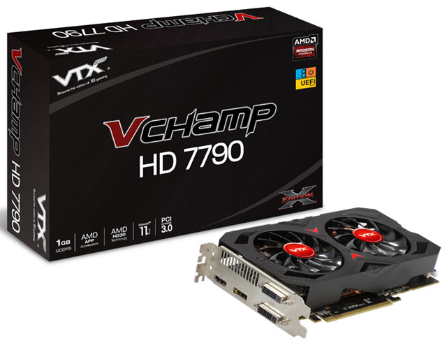 Видеокарта VTX3D V-Champ HD 7790 (Radeon HD 7790)