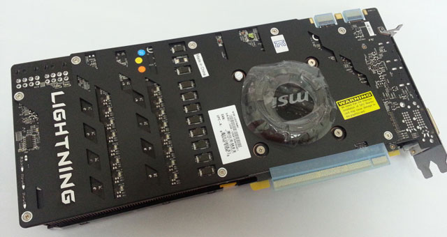 Видеокарта MSI GeForce GTX 780 Lightning