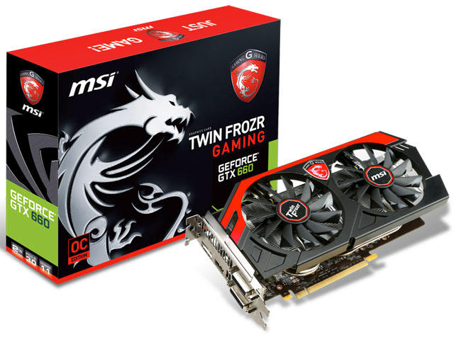 Видеокарта MSI N660 Gaming 2GD5/OC Видеокарта MSI N660 Gaming 2GD5/OC