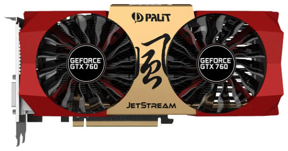 Видеокарта Palit GeForce GTX 760 JetStream 4GB