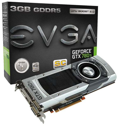 Видеокарта EVGA GeForce GTX 780 Ti Superclocked Видеокарта EVGA GeForce GTX 780 Ti Superclocked