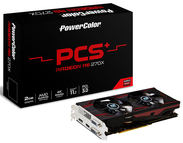 Видеокарта PowerColor PCS+ R9 270X Видеокарта PowerColor PCS+ R9 270X