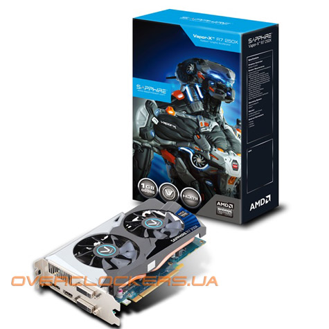 Видеокарта Sapphire Radeon Vapor-X R7 250X OC