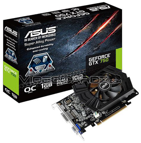 Видеокарта Asus GeForce GTX 750