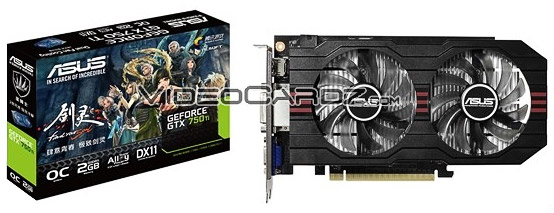 Видеокарта Asus GeForce GTX 750
