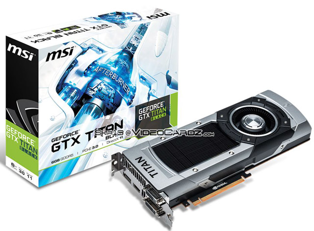 Видеокарта MSI GeForce GTX Titan Black Видеокарта MSI GeForce GTX Titan Black