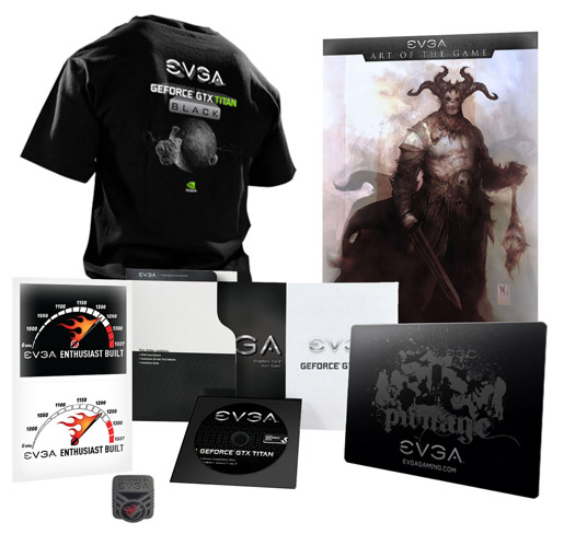 Видеокарта EVGA GeForce GTX Titan Black Hydro Copper Signature - комплект поставки Видеокарта EVGA GeForce GTX Titan Black Hydro Copper Signature - комплект поставки