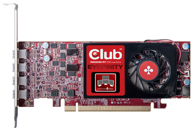 Видеокарта Club 3D Radeon R7 250 Eyefinity 4 (CGAX-R7256LM4) Видеокарта Club 3D Radeon R7 250 Eyefinity 4 (CGAX-R7256LM4)