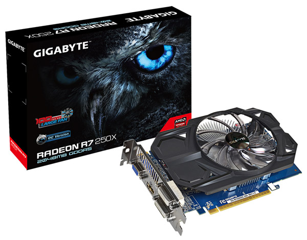 Видеокарта Gigabyte GV-R725XOC-2GI (Radeon R7 250X OC 2GB) Видеокарта Gigabyte GV-R725XOC-2GI (Radeon R7 250X OC 2GB)