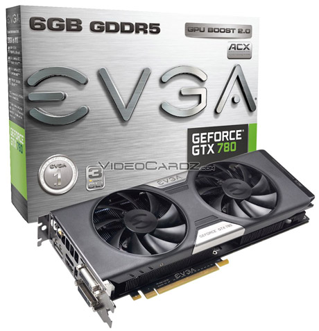 Видеокарта EVGA с 6 ГБ GDDR5