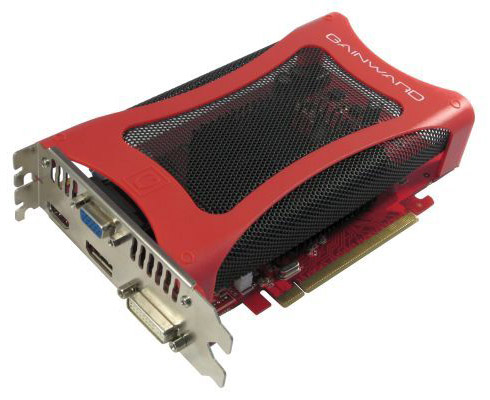 Видеокарта Gainward с сетчатым кожухом
