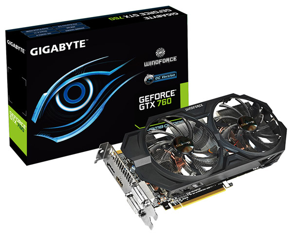 Видеокарта Gigabyte GeForce GTX 760 WindForce 2X Видеокарта Gigabyte GeForce GTX 760 WindForce 2X