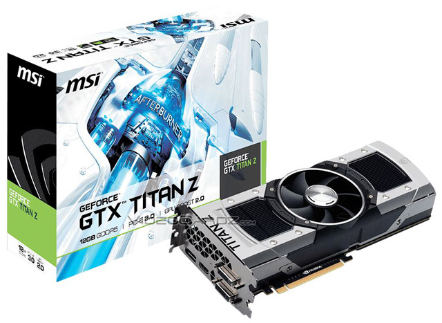 Видеокарта MSI GeForce GTX Titan Z