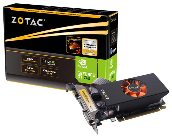 Видеокарта Zotac GeForce GT 740 1GB GDDR5 LP Видеокарта Zotac GeForce GT 740 1GB GDDR5 LP