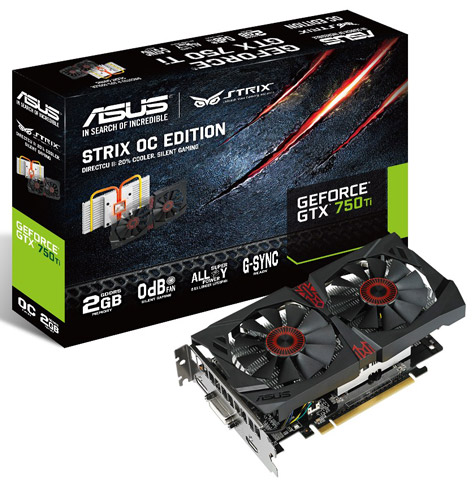 Видеокарта Asus GeForce GTX 750 Ti Strix Видеокарта Asus GeForce GTX 750 Ti Strix