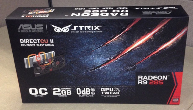 Видеокарта Asus Radeon R9 285 Strix