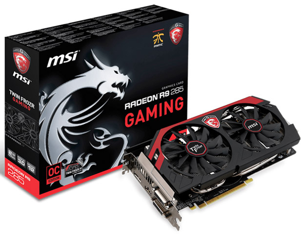 Видеокарта MSI Radeon R9 285 Gaming 2G Видеокарта MSI Radeon R9 285 Gaming 2G