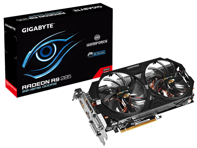 Видеокарта Gigabyte GV-R9285WF2OC-2GD