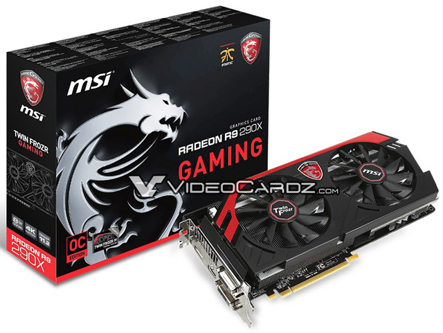 MSI Radeon R9 290X Gaming 8GB MSI Radeon R9 290X Gaming 8GB