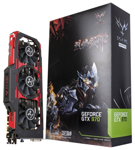 видеокарта Colorful iGame GeForce GTX 970 Flame Wars X Top