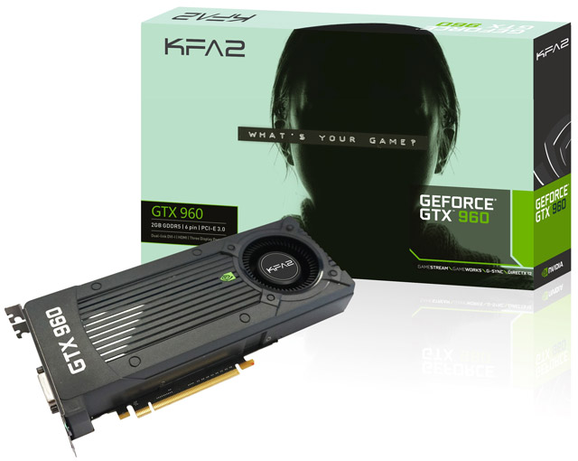 Видеокарта KFA2 GeForce GTX 960
