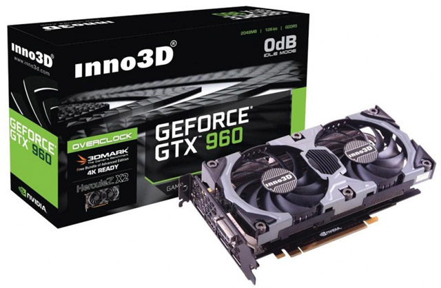 Видеокарта Inno3D GeForce GTX 960 OC