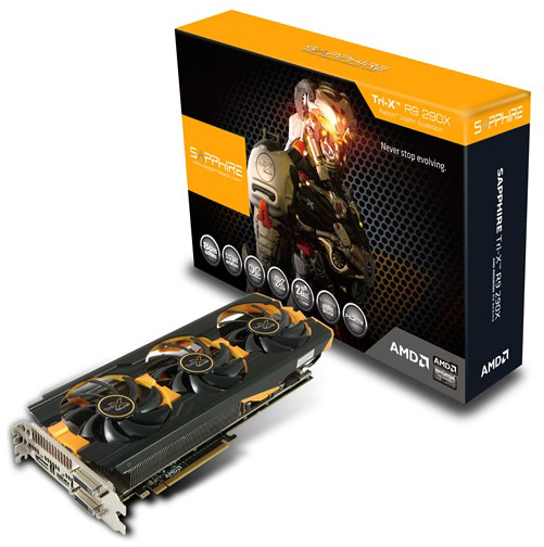Видеокарта Sapphire Tri-X R9 290X 8GB GDDR5 OC (UEFI) Видеокарта Sapphire Tri-X R9 290X 8GB GDDR5 OC (UEFI)