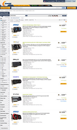 Цены Newegg Цены Newegg