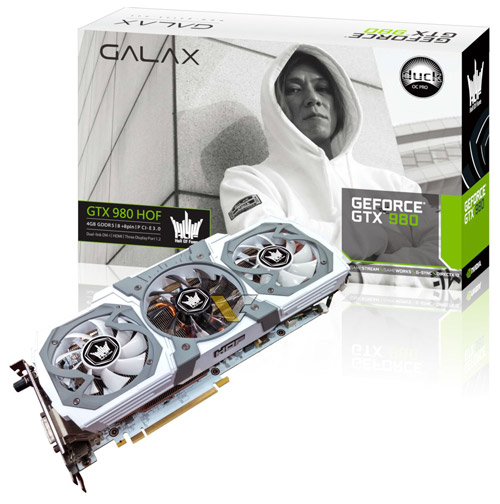 Видеокарта Galax GeForce GTX 980 HOF Duck-san Edition Видеокарта Galax GeForce GTX 980 HOF Duck-san Edition