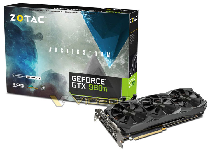 Видеокарта Zotac GeForce GTX 980 Ti Arctic Storm