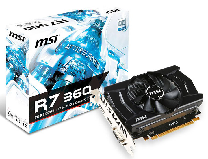 Видеокарта MSI Radeon Rx 300