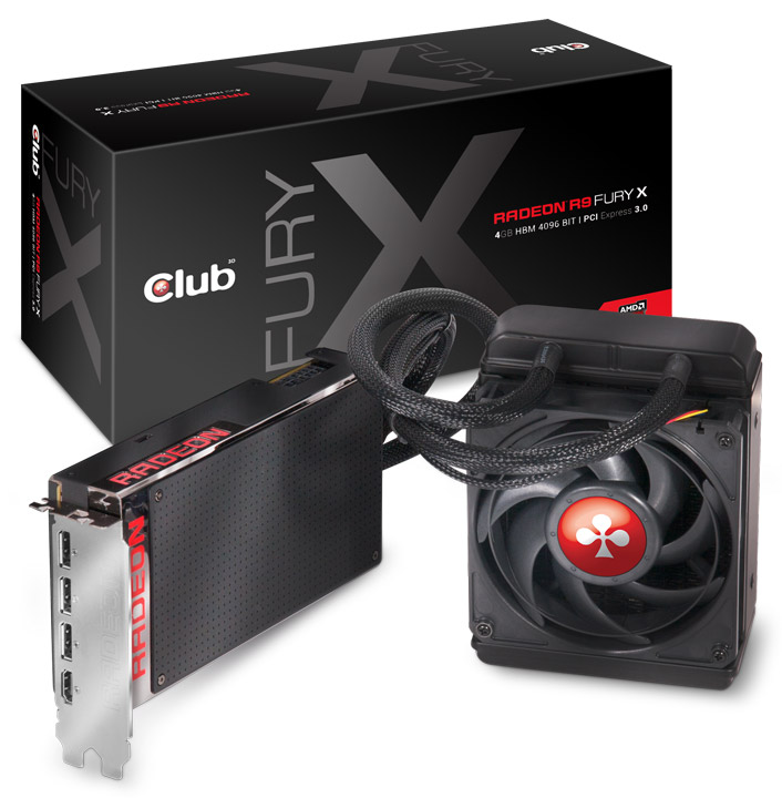 Видеокарта Club3D Radeon R9 Fury X